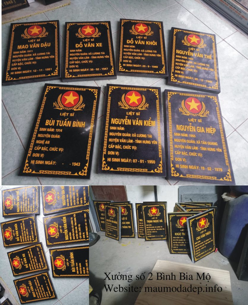 Khắc bia mộ giá rẻ