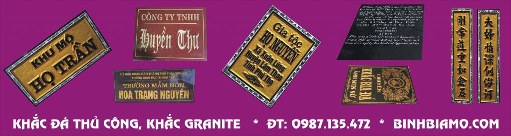 Khắc bia mộ giá rẻ