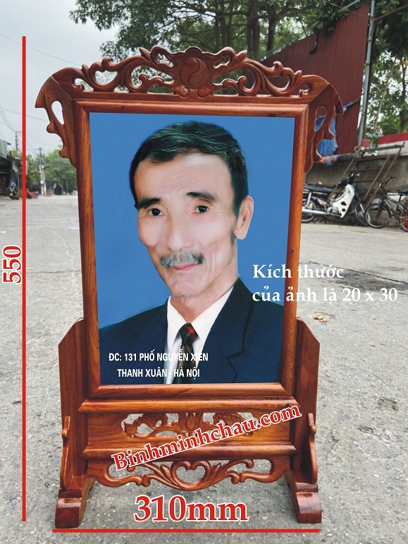 In ảnh thờ ông bà