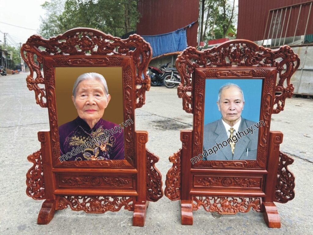 In ảnh thờ ông bà
